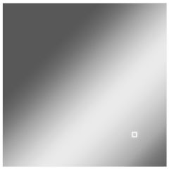 Зеркало Минск 600х600 с подсветкой Домино (GL7038Z) в Александровском - alexsandrovskoe.mebel24.online | фото 1