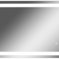 Зеркало Прага 800х550 с подсветкой Домино (GL7021Z) в Александровском - alexsandrovskoe.mebel24.online | фото 1