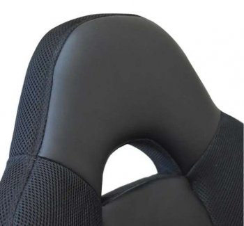 Кресло офисное BRABIX PREMIUM "Ultimate EX-801" хром, плотная двойная сетка Х2, черное/серое, 532918 в Александровском - alexsandrovskoe.mebel24.online | фото 8