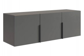 БАСКО Антресоль трехдверная L1200 (графит) в Александровском - alexsandrovskoe.mebel24.online | фото