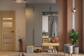 БАСКО Прихожая К5 (графит) в Александровском - alexsandrovskoe.mebel24.online | фото