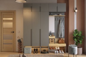 БАСКО Прихожая К7 (графит) в Александровском - alexsandrovskoe.mebel24.online | фото