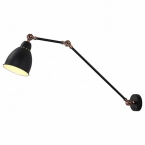 Бра Arte Lamp Braccio A2055AP-1BK в Александровском - alexsandrovskoe.mebel24.online | фото