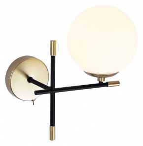 Бра Arte Lamp Arkab A2225AP-1BK в Александровском - alexsandrovskoe.mebel24.online | фото