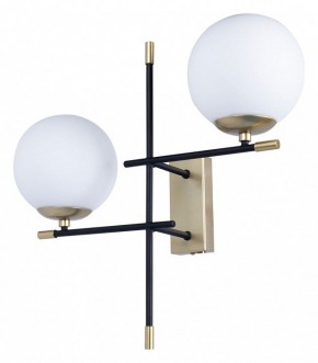Бра Arte Lamp Arkab A2225AP-2BK в Александровском - alexsandrovskoe.mebel24.online | фото