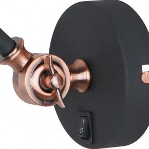 Бра Arte Lamp Braccio A2054AP-1BK в Александровском - alexsandrovskoe.mebel24.online | фото