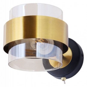 Бра Arte Lamp Carlo A8205AP-1BK в Александровском - alexsandrovskoe.mebel24.online | фото