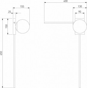 Бра Eurosvet Fredo 40034/1 латунь в Александровском - alexsandrovskoe.mebel24.online | фото 4
