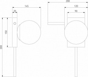 Бра Eurosvet Fredo 40036/1 латунь в Александровском - alexsandrovskoe.mebel24.online | фото 4