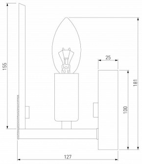 Бра Eurosvet Marble 60158/1 латунь в Александровском - alexsandrovskoe.mebel24.online | фото 3