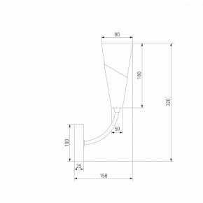 Бра Eurosvet Rhyton 60167/1 никель в Александровском - alexsandrovskoe.mebel24.online | фото 6