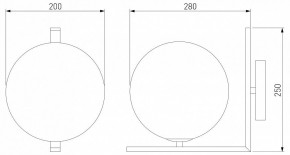 Бра Eurosvet Shape 70131/1 хром в Александровском - alexsandrovskoe.mebel24.online | фото 4