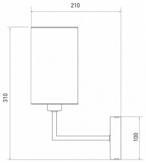 Бра Eurosvet Soffio 60134/1 никель в Александровском - alexsandrovskoe.mebel24.online | фото 2