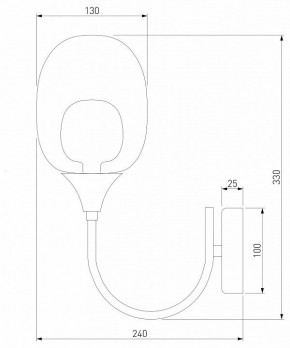 Бра Eurosvet Spritz 70218/1 латунь в Александровском - alexsandrovskoe.mebel24.online | фото 4
