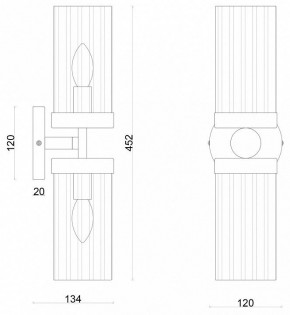Бра Favourite Radiales 3099-2W в Александровском - alexsandrovskoe.mebel24.online | фото 4