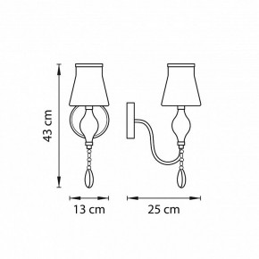 Бра Lightstar Escica 806610 в Александровском - alexsandrovskoe.mebel24.online | фото 3