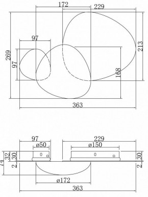 Бра Maytoni Jack-stone MOD314WL-L8G3K в Александровском - alexsandrovskoe.mebel24.online | фото 5