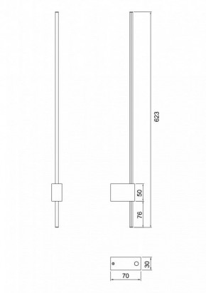 Бра Maytoni Pars C070WL-L6GB3K в Александровском - alexsandrovskoe.mebel24.online | фото 3