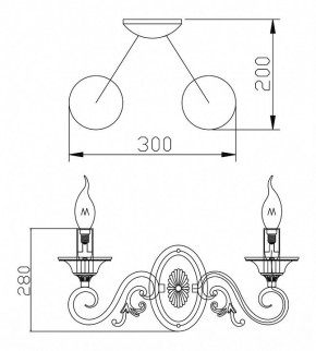 Бра Maytoni Perla ARM337-02-R в Александровском - alexsandrovskoe.mebel24.online | фото 4