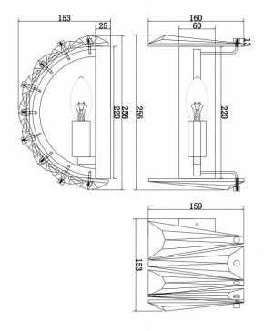 Бра Maytoni Puntes MOD043WL-01CH в Александровском - alexsandrovskoe.mebel24.online | фото 3