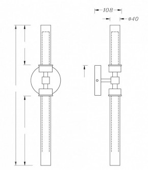 Бра Maytoni Stelo MOD116WL-L7B3K в Александровском - alexsandrovskoe.mebel24.online | фото 3