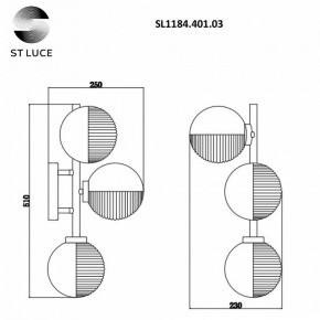 Бра ST-Luce Todo SL1184.401.03 в Александровском - alexsandrovskoe.mebel24.online | фото 6