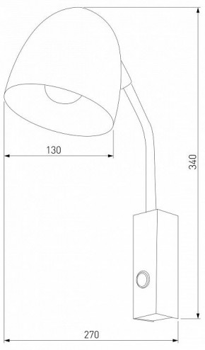 Бра TK Lighting Soho 4167 Soho Black в Александровском - alexsandrovskoe.mebel24.online | фото 2
