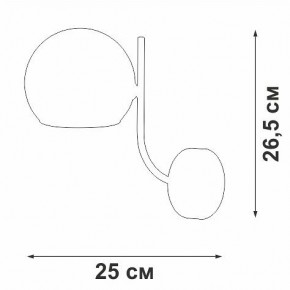 Бра Vitaluce V39570 V39570-8/1A в Александровском - alexsandrovskoe.mebel24.online | фото 2