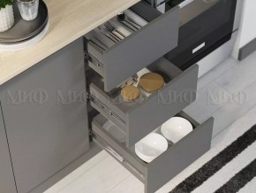 ЧЕЛСИ Кухонный гарнитур 2,0 м (Графит) в Александровском - alexsandrovskoe.mebel24.online | фото 2