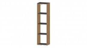 ДАЛЛАС Секция открытая (цемент темный) в Александровском - alexsandrovskoe.mebel24.online | фото