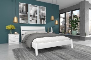 ДАНА Кровать из массива 1400 в Александровском - alexsandrovskoe.mebel24.online | фото 1