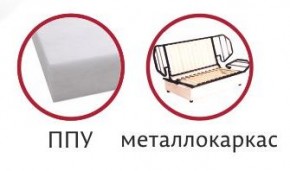 Диван Аккордеон 1400 (с подлокотниками) в Александровском - alexsandrovskoe.mebel24.online | фото 3