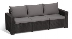 Диван Калифорния 3-х местный (California 3 Sofa), графит в Александровском - alexsandrovskoe.mebel24.online | фото 2