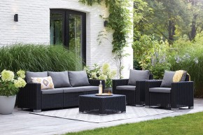 Диван Калифорния 3-х местный (California 3 Sofa), графит в Александровском - alexsandrovskoe.mebel24.online | фото 3