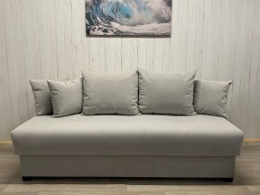 Диван Комфорт-1 (НПБ) велюр Luma 13 св.серый в Александровском - alexsandrovskoe.mebel24.online | фото