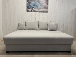Диван Комфорт-1 (НПБ) велюр Luma 13 св.серый в Александровском - alexsandrovskoe.mebel24.online | фото 3