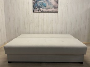 Диван Комфорт-1 (НПБ) велюр Luma 13 св.серый в Александровском - alexsandrovskoe.mebel24.online | фото 4
