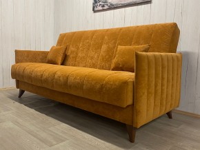 Диван Престиж-3 (НПБ) велюр Sensey terracotta в Александровском - alexsandrovskoe.mebel24.online | фото