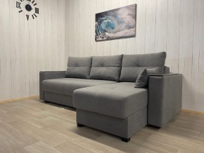 Диван угловой Комфорт-3 (НПБ+МДФ) велюр Galaxy Lite 26 в Александровском - alexsandrovskoe.mebel24.online | фото 2