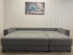 Диван угловой Комфорт-3 (НПБ+МДФ) велюр Galaxy Lite 26 в Александровском - alexsandrovskoe.mebel24.online | фото 4