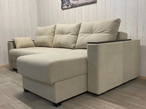 Диван угловой Комфорт-3 (НПБ+МДФ) велюр Luma 01 в Александровском - alexsandrovskoe.mebel24.online | фото 2