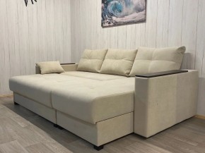 Диван угловой Комфорт-3 (НПБ+МДФ) велюр Luma 01 в Александровском - alexsandrovskoe.mebel24.online | фото 4