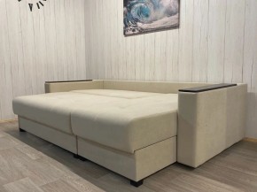 Диван угловой Комфорт-3 (НПБ+МДФ) велюр Luma 01 в Александровском - alexsandrovskoe.mebel24.online | фото 5
