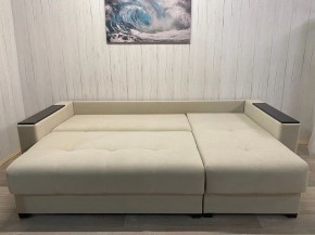 Диван угловой Комфорт-3 (НПБ+МДФ) велюр Luma 01 в Александровском - alexsandrovskoe.mebel24.online | фото 6