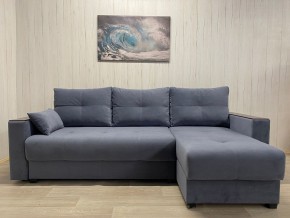 Диван угловой Комфорт-3 (НПБ+МДФ) велюр Monaco 13 в Александровском - alexsandrovskoe.mebel24.online | фото