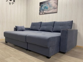 Диван угловой Комфорт-3 (НПБ+МДФ) велюр Monaco 13 в Александровском - alexsandrovskoe.mebel24.online | фото 3