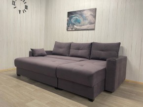 Диван угловой Комфорт-3 (НПБ+МДФ) велюр Monaco 8 в Александровском - alexsandrovskoe.mebel24.online | фото 2
