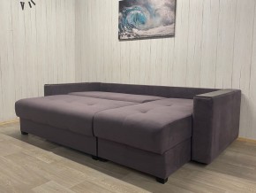 Диван угловой Комфорт-3 (НПБ+МДФ) велюр Monaco 8 в Александровском - alexsandrovskoe.mebel24.online | фото 3