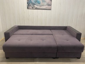 Диван угловой Комфорт-3 (НПБ+МДФ) велюр Monaco 8 в Александровском - alexsandrovskoe.mebel24.online | фото 4