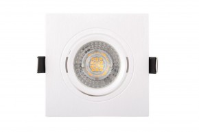 DK3021-WH Встраиваемый светильник, IP 20, 10 Вт, GU5.3, LED, белый, пластик в Александровском - alexsandrovskoe.mebel24.online | фото 1